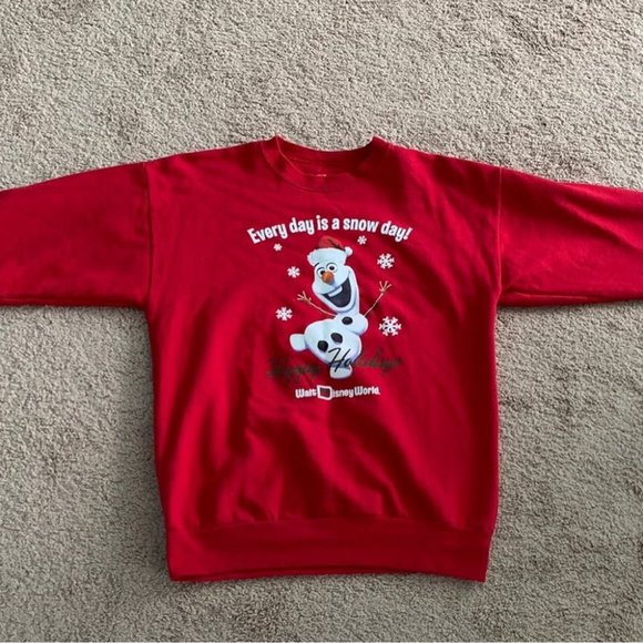 Disney Frozen Olaf Sweater Disney Parks Youth XL Christmas Sweater